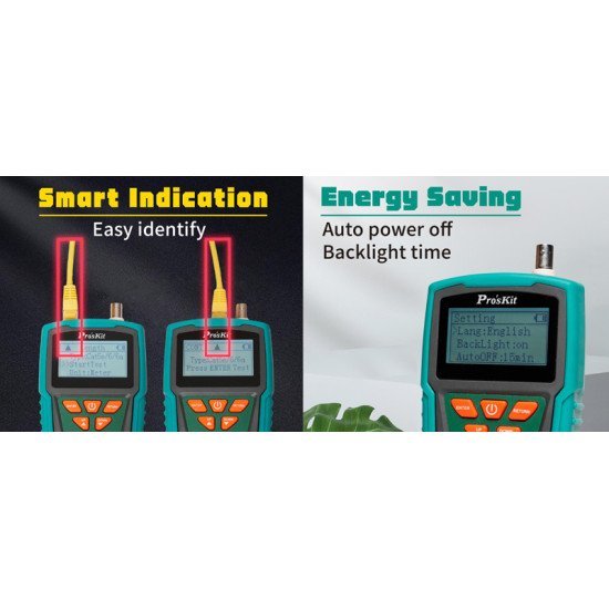 Proskit Tester Καλωδίων Δικτύου Mt-7071N Για Rj45/11/12 & Bnc Proskit Tester Καλωδίων Δικτύου Mt-7071N Για Rj45/11/12 & Bnc