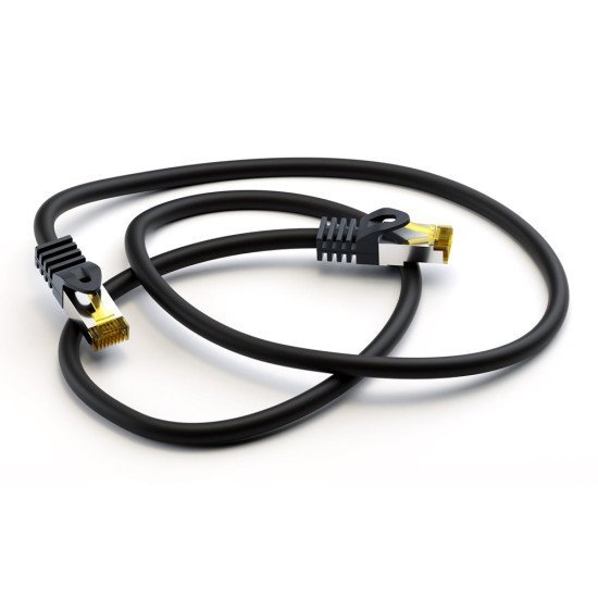 Goobay Καλώδιο Δικτύου 91608, Cat 7 S/Ftp, 500 Mhz, Cu, 2M, Μαύρο Goobay Καλώδιο Δικτύου 91608, Cat 7 S/Ftp, 500 Mhz, Cu, 2M, Μαύρο