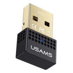 Usams Usb Αντάπτορας Bluetooth 5.3 Us-Zb285, Μαύρος