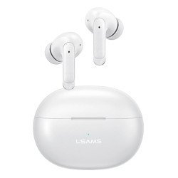 Usams Earphones Με Θήκη Φόρτισης Us-Xd19, Tws, Enc, Φ13Mm, Λευκά