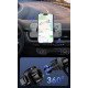 Usams Βάση Smartphone Αυτοκινήτου Us-Zj077 Για Αεραγωγούς, Μαύρη