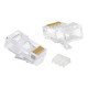 Powertech Βύσμα Rj45 Cab-N352, Cat 6/6A Utp, Modular, Διάφανο, 50Τμχ Powertech Βύσμα Rj45 Cab-N352, Cat 6/6A Utp, Modular, Διάφανο, 50Τμχ