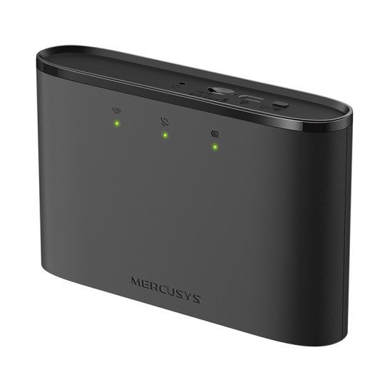 Mercusys Router Mt110, 4G Lte, Wifi 150 Mbps, 2200Mah, Ver. 1.0