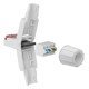 Goobay Βύσμα Rj45 65942, Cat 6 Utp, Tool-Free, Λευκό Goobay Βύσμα Rj45 65942, Cat 6 Utp, Tool-Free, Λευκό