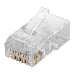 Goobay Βύσμα Rj45 93828, Cat 6 Utp, Διάφανο, 10Τμχ