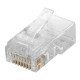 Goobay Βύσμα Rj45 93828, Cat 6 Utp, Διάφανο, 10Τμχ Goobay Βύσμα Rj45 93828, Cat 6 Utp, Διάφανο, 10Τμχ