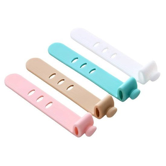 Powertech Δεματικά Καλωδίων Ties-077, 6.5X1Cm, Πολύχρωμα, 4Τμχ Powertech Δεματικά Καλωδίων Ties-077, 6.5X1Cm, Πολύχρωμα, 4Τμχ