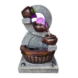 Home Use Διακοσμητικό Συντριβάνι Huh-0172, Φωτιζόμενο, 18X20X35Cm