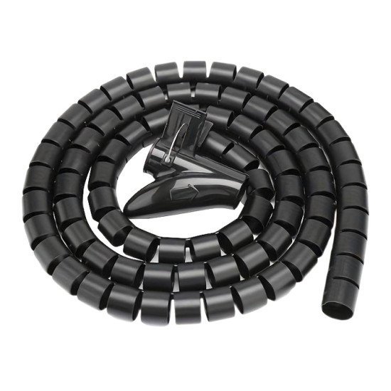 Δεματικό Καλωδίων Ag873, Πλαστικό, Φ 20Mm, 2M, Μαύρο Δεματικό Καλωδίων Ag873, Πλαστικό, Φ 20Mm, 2M, Μαύρο