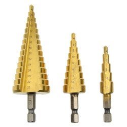 Σετ Κωνικά Τρυπάνια Nz16 Για Μέταλλο & Πλαστικό, 4-32Mm, 3Τμχ