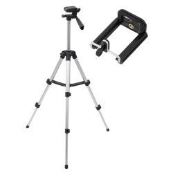 Τρίποδο Φωτογράφισης St5B, Πτυσσόμενο, 33-106Cm, Μαύρο/Ασημί