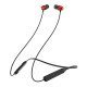 Yison Earphones E19 Με Μαγνήτη, Bluetooth, 10Mm, 130Mah, Κόκκινα