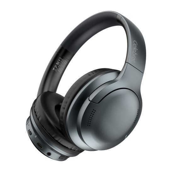 Celebrat Headphones A33, Ασύρματα & Ενσύρματα, Anc, 40Mm, 300Mah, Μαύρα