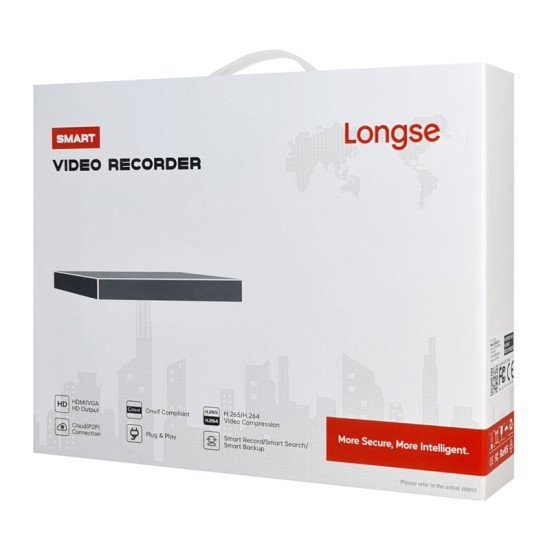 Longse Nvr Καταγραφικό Nvr3009S1, 4K, H.265/H.264, 9 Κανάλια Longse Nvr Καταγραφικό Nvr3009S1, 4K, H.265/H.264, 9 Κανάλια