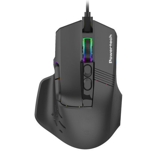 Powertech Ενσύρματο Gaming Ποντίκι Pt-1274, Rgb Φως, Οπτικό, 12000Dpi, Μαύρο Powertech Ενσύρματο Gaming Ποντίκι Pt-1274, Rgb Φως, Οπτικό, 12000Dpi, Μαύρο