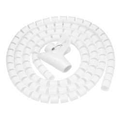 Δεματικό Καλωδίων Ag873A, Πλαστικό, Φ20Mm, 2M, Λευκό