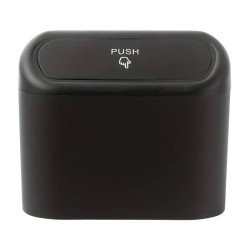 Κάδος Απορριμάτων Αυτοκινήτου Da211, 13.5X15.5X8Cm, Μαύρος