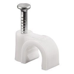 Goobay Ρόκα Στήριξης Καλωδίων 17078, 6Mm, Λευκό, 100Τμχ