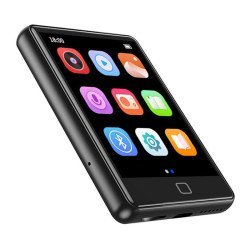 Ruizu Mp3 Player M20 Με Οθόνη Αφής 2.8", 16Gb, Ελληνικό Μενού, Μαύρο