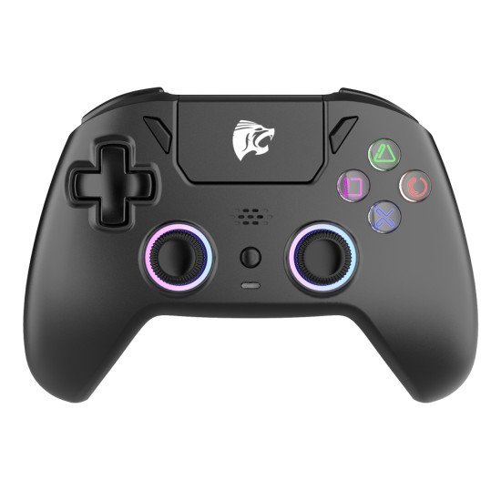 Roar Ασύρματο Gamepad Rr-0023, Switch/Ps4/Pc/Ios/Android, Bluetooth, Μαύρο