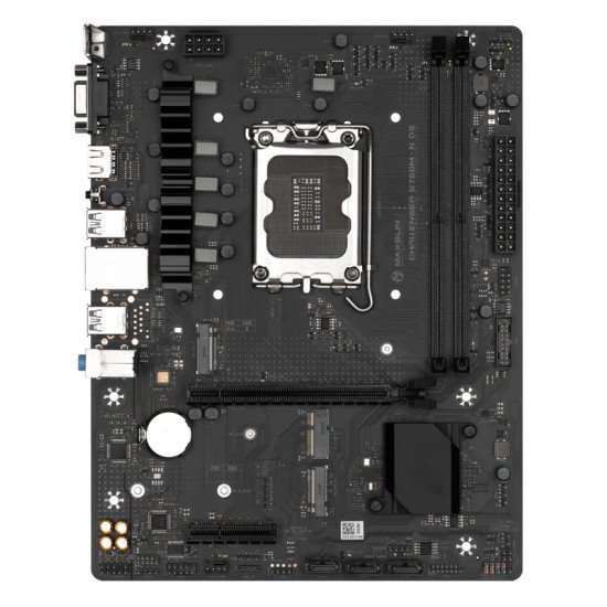 Maxsun Μητρική Challenger B760M-N D5, 2X Ddr5, S1700, Usb 3.2, 1G Lan, M-Atx Maxsun Μητρική Challenger B760M-N D5, 2X Ddr5, S1700, Usb 3.2, 1G Lan, M-Atx