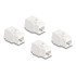 Delock Keystone Module 86051, Rj45 Σε Lsa, Cat.6A Utp, Λευκό, 4Τμχ