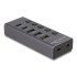 Delock Usb Hub 64248 Με Διακόπτες, 5X Θυρών, 5Gbps, Usb/Usb-C Σύνδεση, Γκρι
