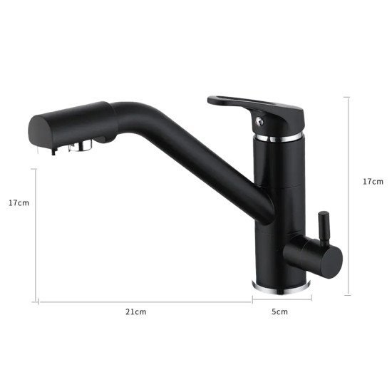 Bruno Μπαταρία Πάγκου Κουζίνας M54954-355H, Τρίοδη, Αναμεικτική, Μαύρη Bruno Μπαταρία Πάγκου Κουζίνας M54954-355H, Τρίοδη, Αναμεικτική, Μαύρη