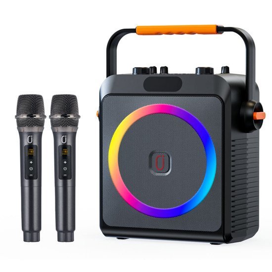 Jyx Φορητό Ηχείο T19-T Με 2X Μικρόφωνα, 18W, 3000Mah, Led, Μαύρο Jyx Φορητό Ηχείο T19-T Με 2X Μικρόφωνα, 18W, 3000Mah, Led, Μαύρο