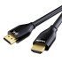 Cabletime Καλώδιο Hdmi 2.1 Ct-Hm8K Με Ethernet, 8K/60Hz, 48 Gbps, 1M, Μαύρο