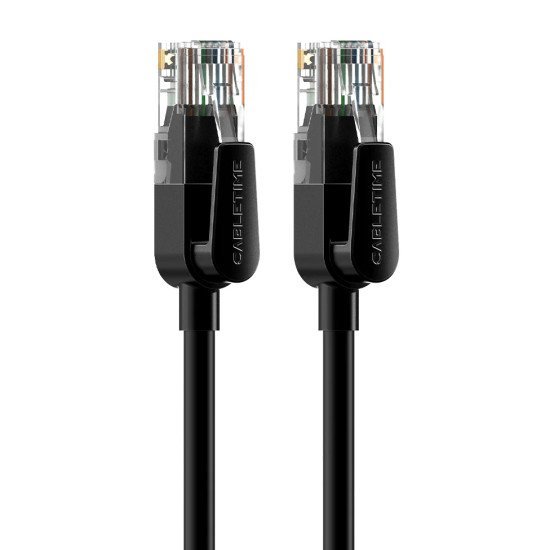 Cabletime Καλώδιο Δικτύου Ct-Cat6U, Cat 6 Utp, 250 Mhz, Cca, 1.5M, Μαύρο Cabletime Καλώδιο Δικτύου Ct-Cat6U, Cat 6 Utp, 250 Mhz, Cca, 1.5M, Μαύρο
