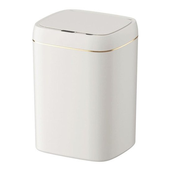 Home Use Κάδος Απορριμμάτων Huh-0188, Αυτόματο Άνοιγμα, 13Lt, Λευκός