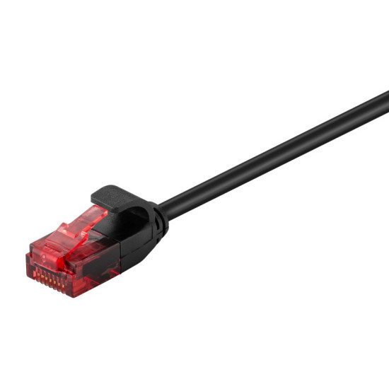 Goobay Καλώδιο Δικτύου 71548, Cat 6 U/Utp, Slim, Copper, 250Mhz, 0.25M, Μαύρο Goobay Καλώδιο Δικτύου 71548, Cat 6 U/Utp, Slim, Copper, 250Mhz, 0.25M, Μαύρο