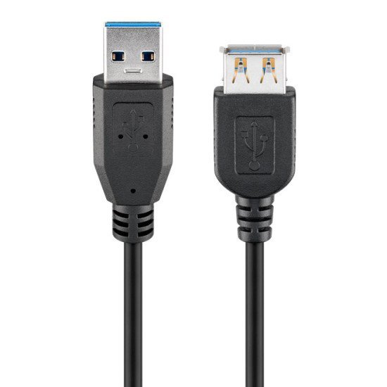 Goobay Καλώδιο Προέκτασης Usb 74149, 5Gbps, Usb 3.0, 15W, 2M, Μαύρο Goobay Καλώδιο Προέκτασης Usb 74149, 5Gbps, Usb 3.0, 15W, 2M, Μαύρο