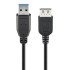 Goobay Καλώδιο Προέκτασης Usb 74149, 5Gbps, Usb 3.0, 15W, 2M, Μαύρο