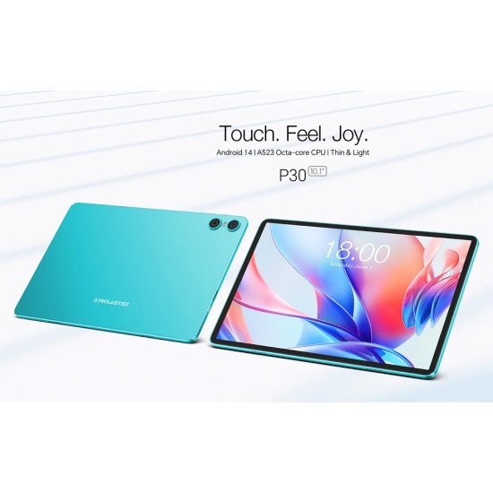 Teclast Tablet P30, 10.1", 4/128B, Android 14, 6000Mah, Μπλε