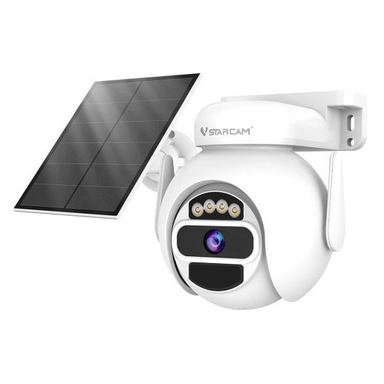 Vstarcam Smart Ηλιακή Κάμερα Cb65, 3Mp, Wifi, Sd, Ptz, 6000Mah, Ip66