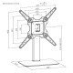 Powertech Επιτραπέζια Βάση Pt-1281 Για Τηλεόραση 23-55", 40Kg Powertech Επιτραπέζια Βάση Pt-1281 Για Τηλεόραση 23-55", 40Kg