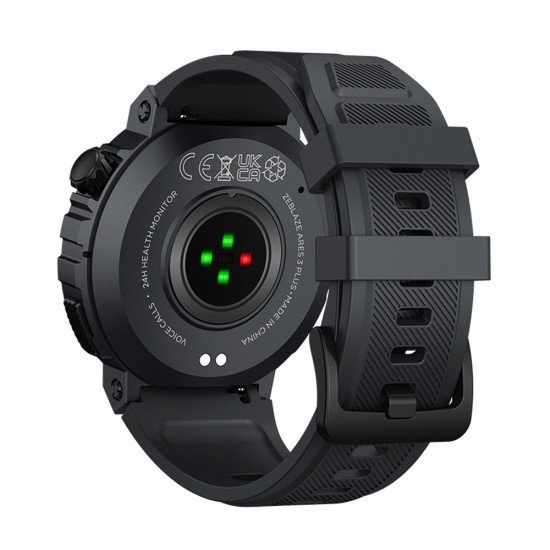 Zeblaze Smartwatch Ares 3 Plus, Heart Rate, 1.43" Amoled, Ip68, Μαύρο