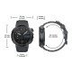 Zeblaze Smartwatch Ares 3 Plus, Heart Rate, 1.43" Amoled, Ip68, Μαύρο