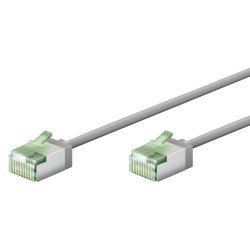 Goobay Καλώδιο Δικτύου 74347, Cat 8.1 U/Ftp, Slim, Copper, 40Gbps, 2M, Γκρι