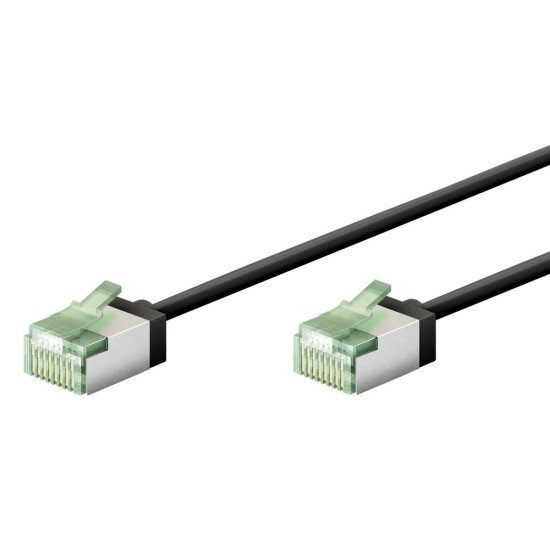 Goobay Καλώδιο Δικτύου 74352, Cat 8.1 U/Ftp, Slim, Copper, 40Gbps, 0.50M, Μαύρο Goobay Καλώδιο Δικτύου 74352, Cat 8.1 U/Ftp, Slim, Copper, 40Gbps, 0.50M, Μαύρο