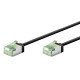 Goobay Καλώδιο Δικτύου 74352, Cat 8.1 U/Ftp, Slim, Copper, 40Gbps, 0.50M, Μαύρο Goobay Καλώδιο Δικτύου 74352, Cat 8.1 U/Ftp, Slim, Copper, 40Gbps, 0.50M, Μαύρο