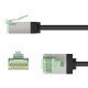 Goobay Καλώδιο Δικτύου 74355, Cat 8.1 U/Ftp, Slim, Copper, 40Gbps, 3M, Μαύρο Goobay Καλώδιο Δικτύου 74355, Cat 8.1 U/Ftp, Slim, Copper, 40Gbps, 3M, Μαύρο