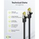 Goobay Καλώδιο Δικτύου 91581, Cat 7 S/Ftp, Copper, 10Gbps, 0.50M, Μαύρο Goobay Καλώδιο Δικτύου 91581, Cat 7 S/Ftp, Copper, 10Gbps, 0.50M, Μαύρο