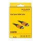 Delock Καλώδιο Hdmi 85726, 8K/60Hz, 48 Gbps, Earc, Hdr, 0.50M, Μαύρο Delock Καλώδιο Hdmi 85726, 8K/60Hz, 48 Gbps, Earc, Hdr, 0.50M, Μαύρο