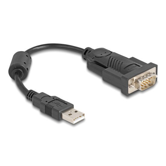Delock Αντάπορας Usb Σε Rs-232 64276, 460.8Kbps, 0.25M, Μαύρος Delock Αντάπορας Usb Σε Rs-232 64276, 460.8Kbps, 0.25M, Μαύρος