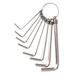 Deli Σετ Κλειδιά Allen Dl3080 Σε Σχήμα L, Με Κρίκο Κλειδιών, 8Τμχ