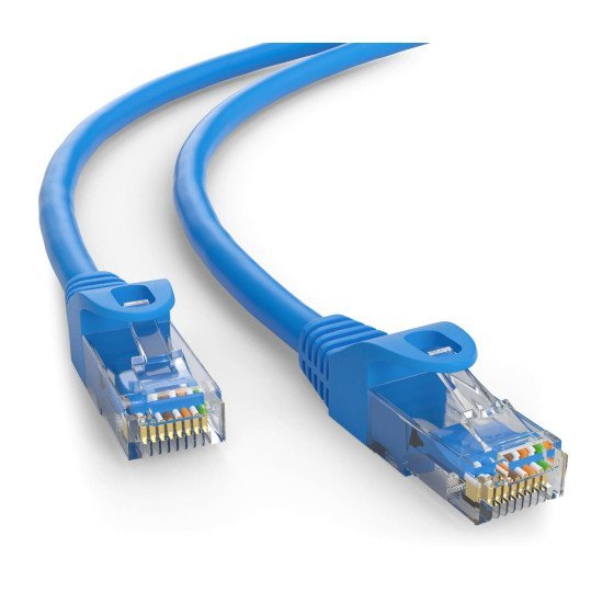 Powertech Καλώδιο Δικτύου Cab-N367, Cat 5E U/Utp, Cca, 100Hz, 1M, Μπλε Powertech Καλώδιο Δικτύου Cab-N367, Cat 5E U/Utp, Cca, 100Hz, 1M, Μπλε