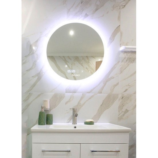 Bruno Καθρέφτης Μπάνιου Led Brn-0199, Στρόγγυλος, 24W, Φ60Cm, Ip67 Bruno Καθρέφτης Μπάνιου Led Brn-0199, Στρόγγυλος, 24W, Φ60Cm, Ip67